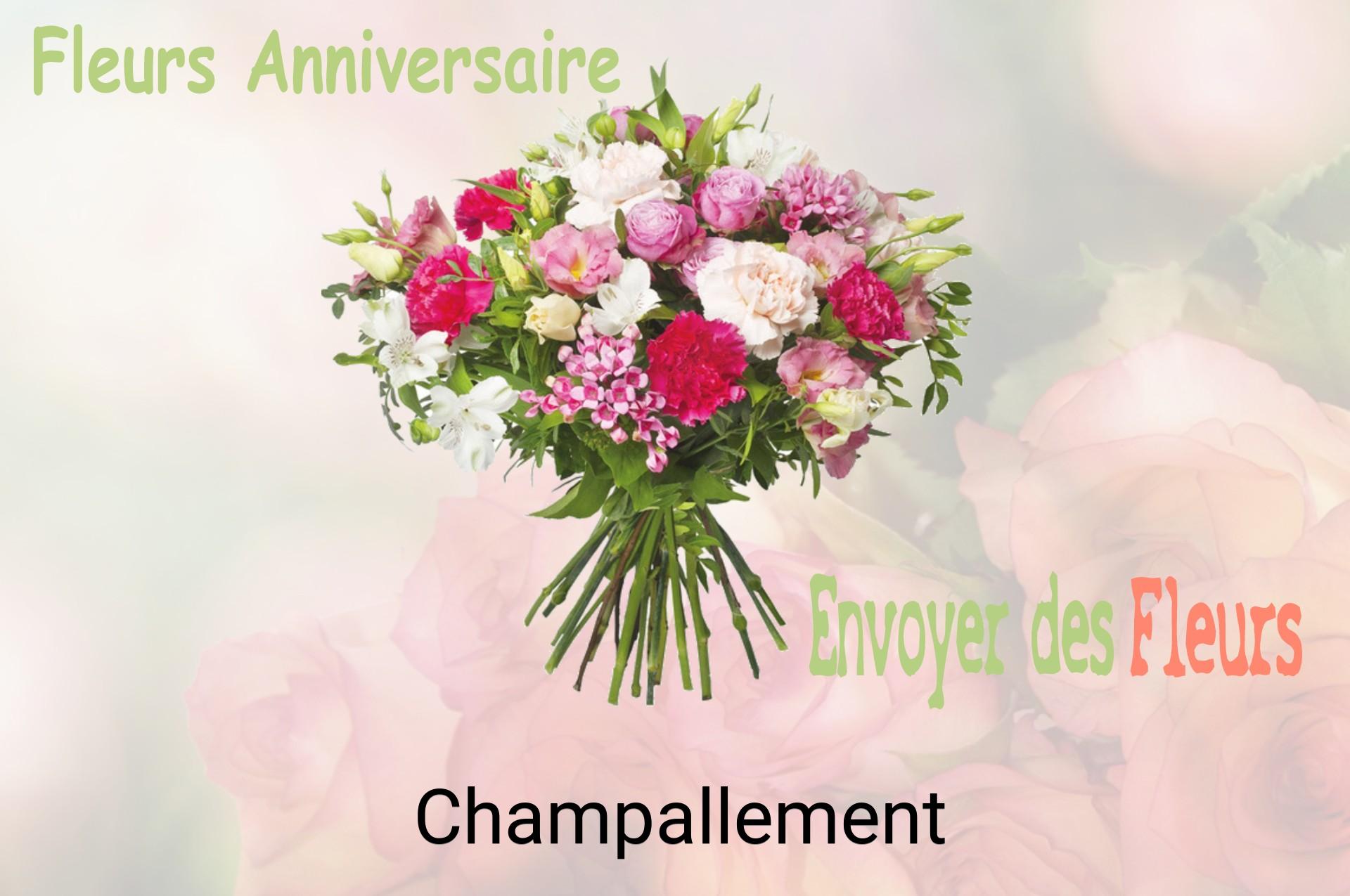 Bouquet de fleurs d’anniversaire livré à Champallement